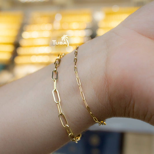 14 Ayar Altın Ataç Bileklik