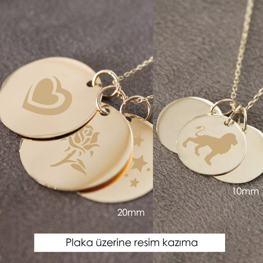 14 Ayar Altın İsimli Kolye