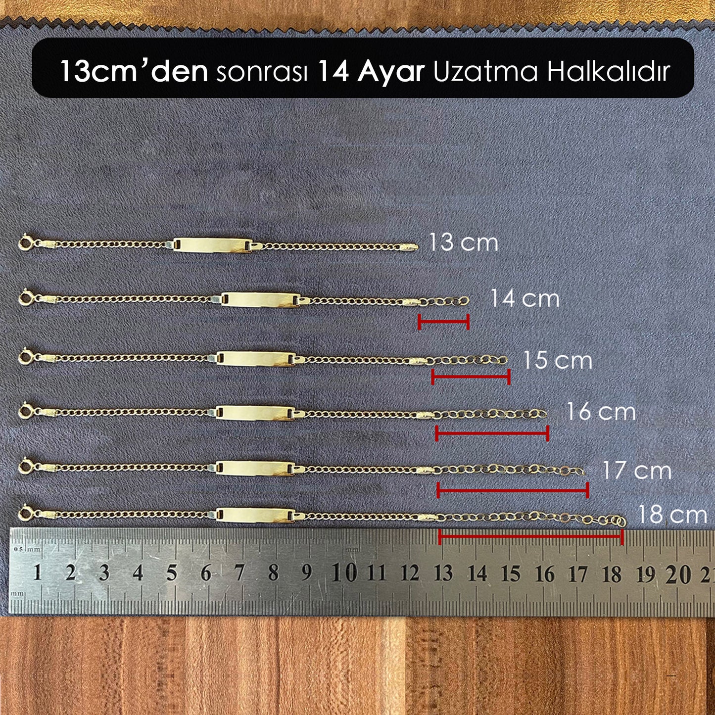 14 Ayar Altın Bebek Künyesi