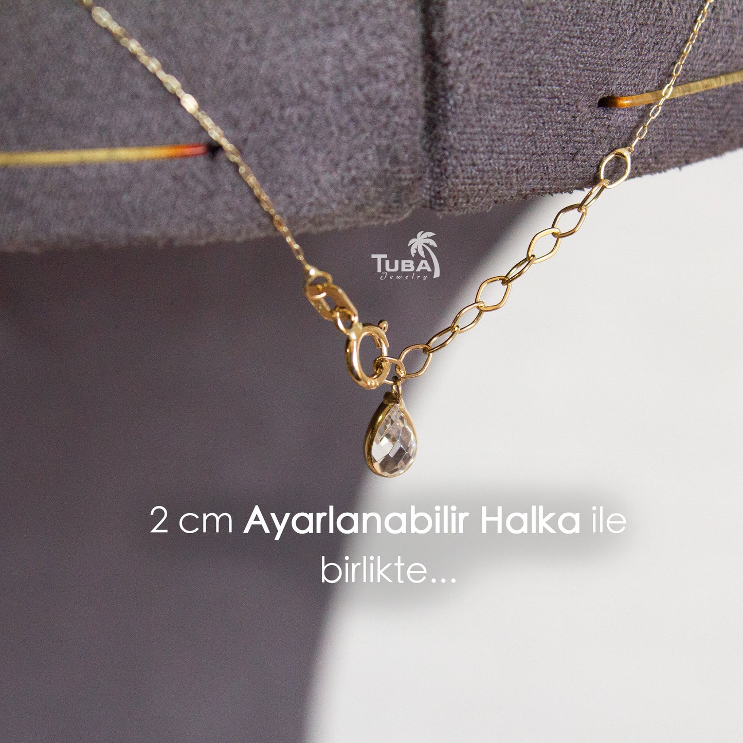 14 Ayar Altın Kalpli Kolye
